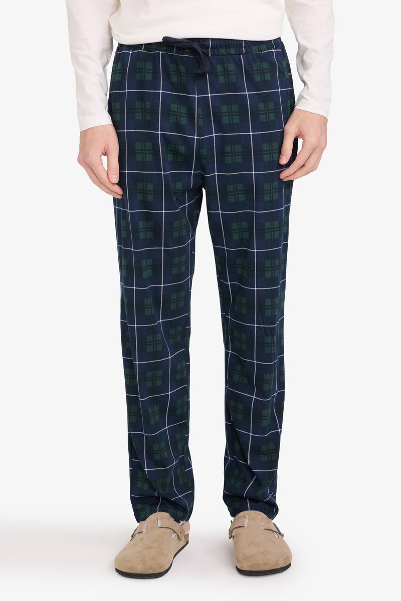 ديفاكتو طقم بيجاما قطن قصة عادية كم طويل - قطعتين - Image 4